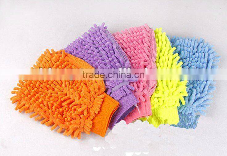 Chenille Car cleaning gloves /car wash gloves/Car wash mitt