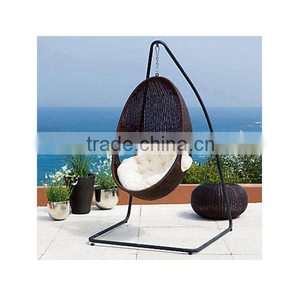 2015 outdoor furniture hammock rattan wicker swing chair