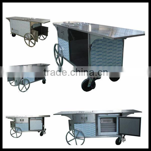 hot dog mobile fast food churros cart truck for crepe maker sale