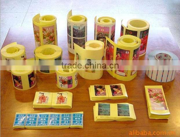 Adhesive label for bottles Non-dry adhesive sticker