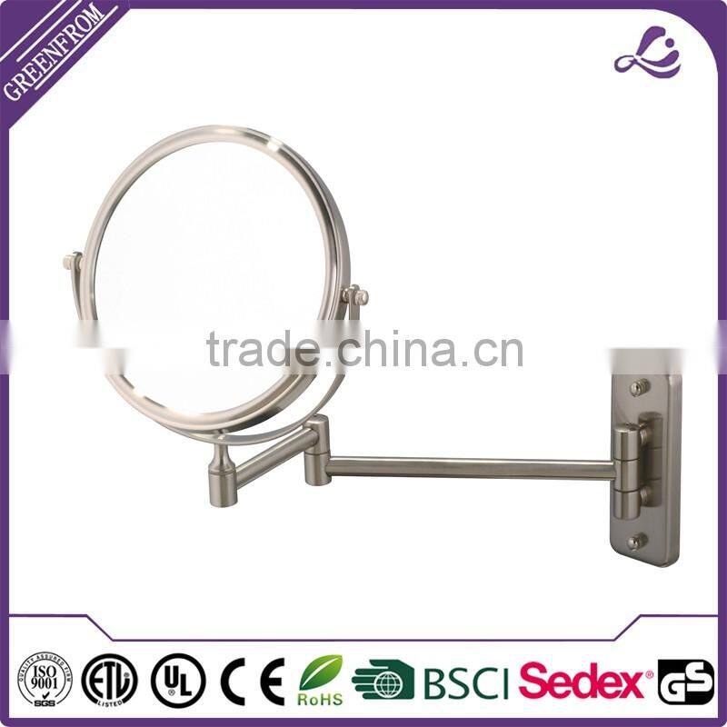 Fashion wall art deco chrome bathroom wall mounted mirrors