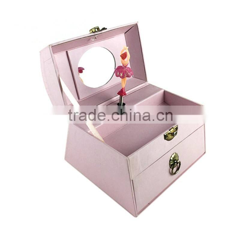 Luxury Creative paper Music Box With Ballerina /Jewelry Box