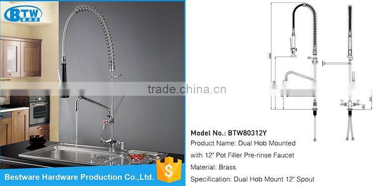 Wholesale custom 304 stainless steel Thermostatic upc kitchen sink water faucet