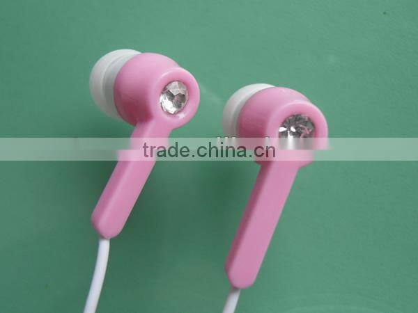 Novelty best quality flash earphone&earbud for promotion
