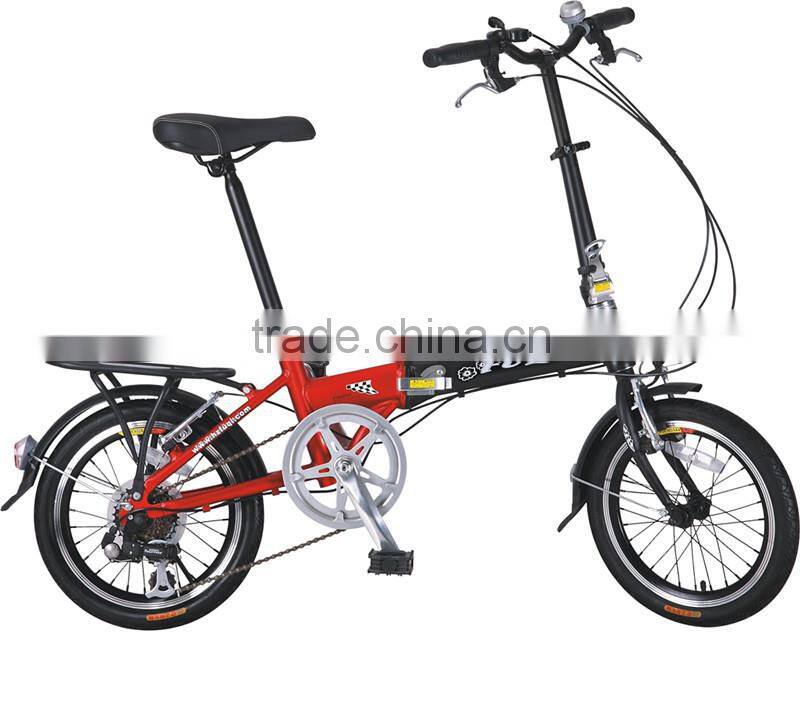 Pocket Bike Aluminum Folding Bike.16 Inch Folding Bicycle