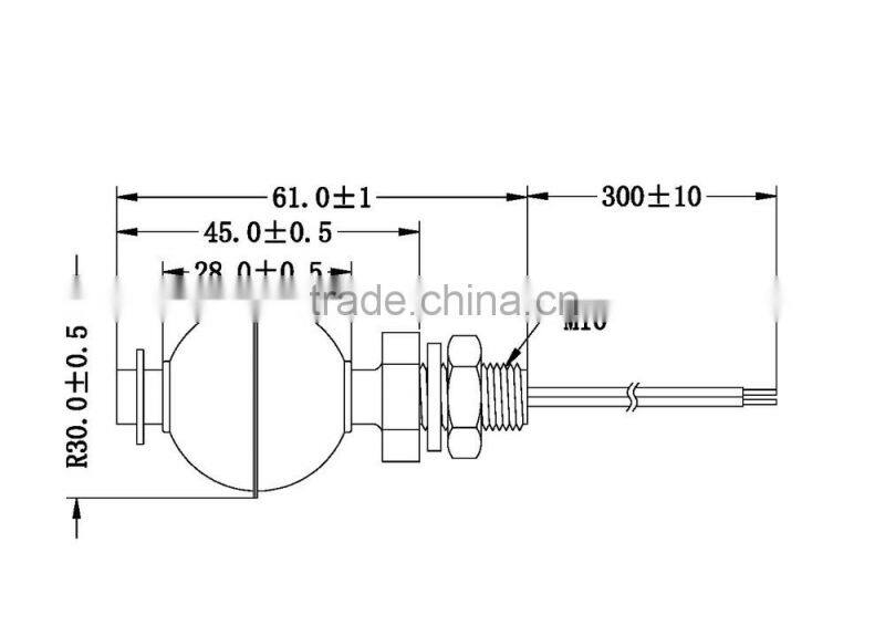 SUS Level Sensor - SFS-1A(B)-45-2
