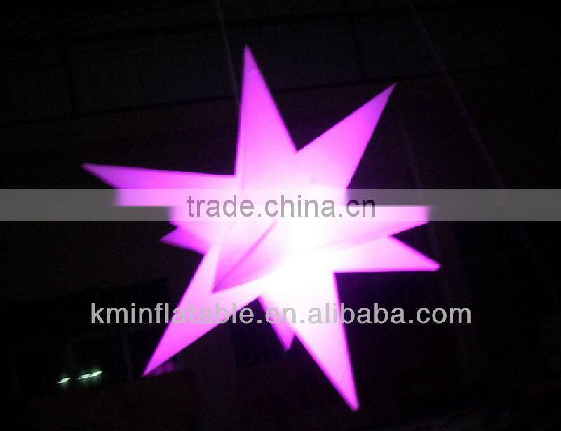 pink inflatable star