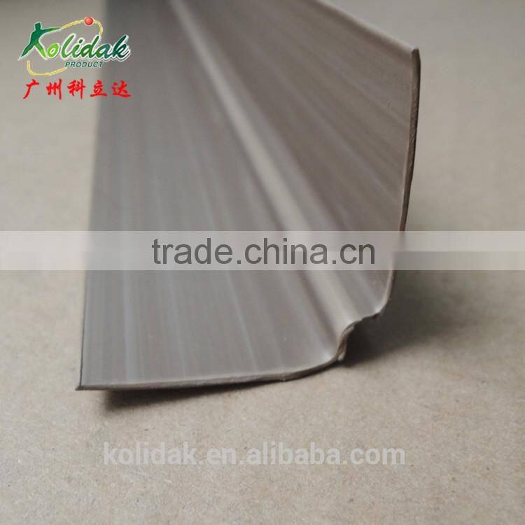 Extrusion processing PVC Wood grain profile plastic strip