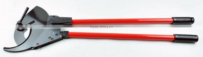 LK-870 ratchet cable cutter for cutting shear copper-aluminum cables heavy duty armoured cable cutter