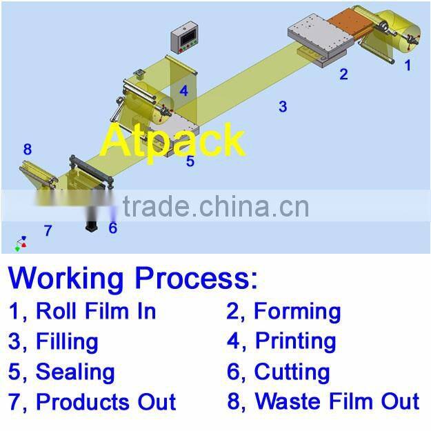 Rigid Film Forming and Packing Machine Big Blister Packing Machine