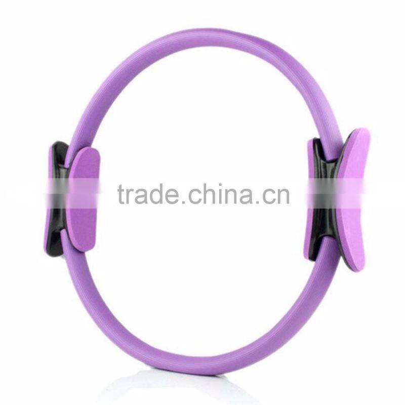14.5"Pilates Ring Dual Grip Resistance Full Body Toning Ring Circle Strength