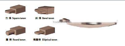 combination woodworking 9 axis double end tenon machinery