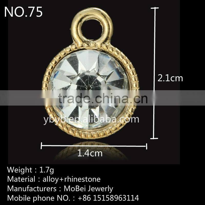 small metal pendant star pendant embellishment rhinestone hair accessories DIY material-75