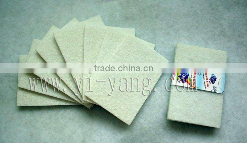 Non-scratch scouring pad