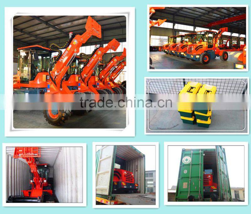 cheap wheel loader price TL1500 front end loader for sale