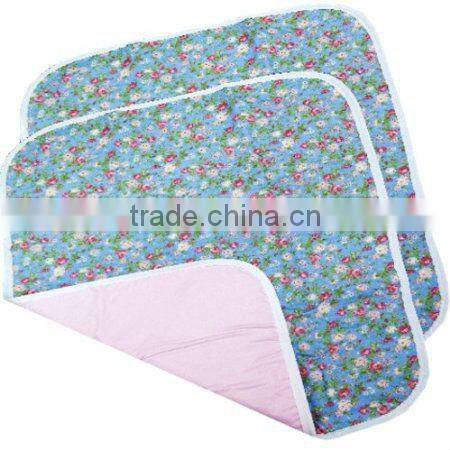 Plaid Washable Reusable incontinence bed pads