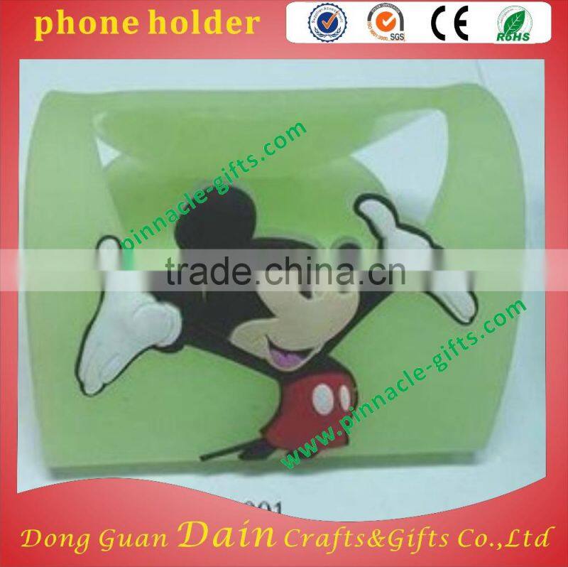 3d silicone mobile phone holders with charms
