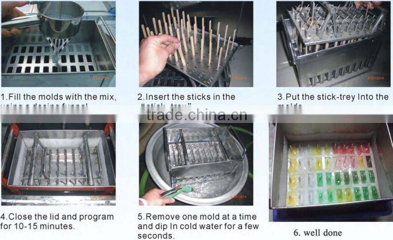 Ice-cream stick making machine/Fruit sorbet maker /Ice lolly freezer
