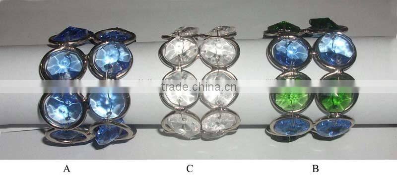 High quality wedding table crystal napkin ring