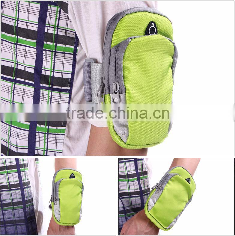 Sport Running Arm Bags Pouch Jogging Gym Adjustable Armband Case for 5.5" Mobile Phone