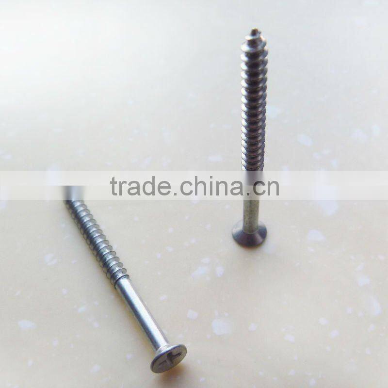 Desk screws blue color zinc galvanized wood screws chipboard screw shipping in tianjin