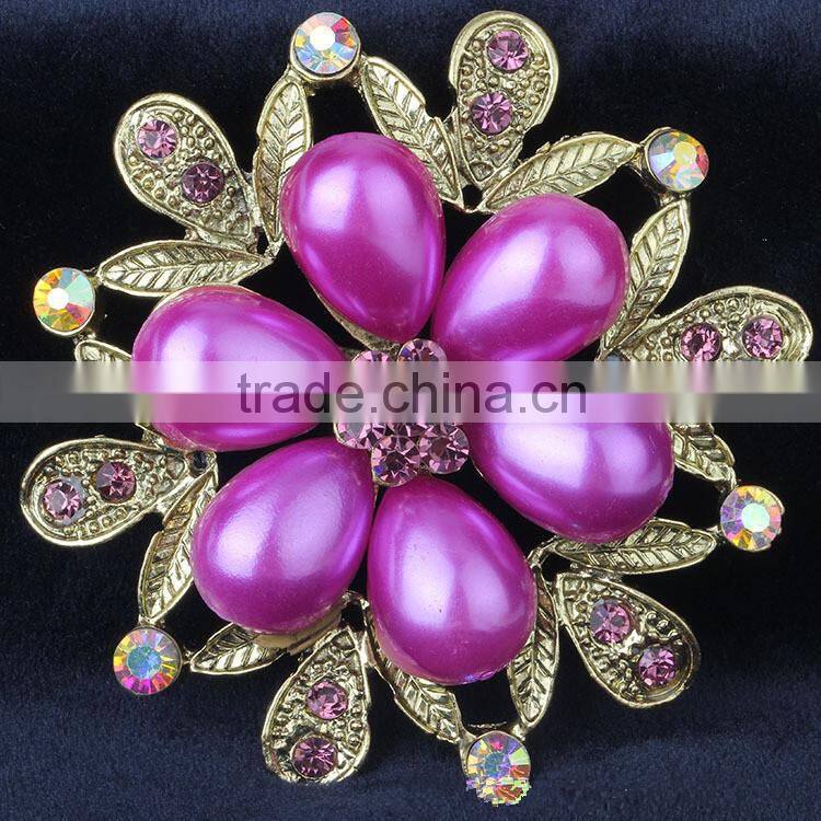 Crystal resin queen antique rhinestone brooch, cameo brooch wholesale