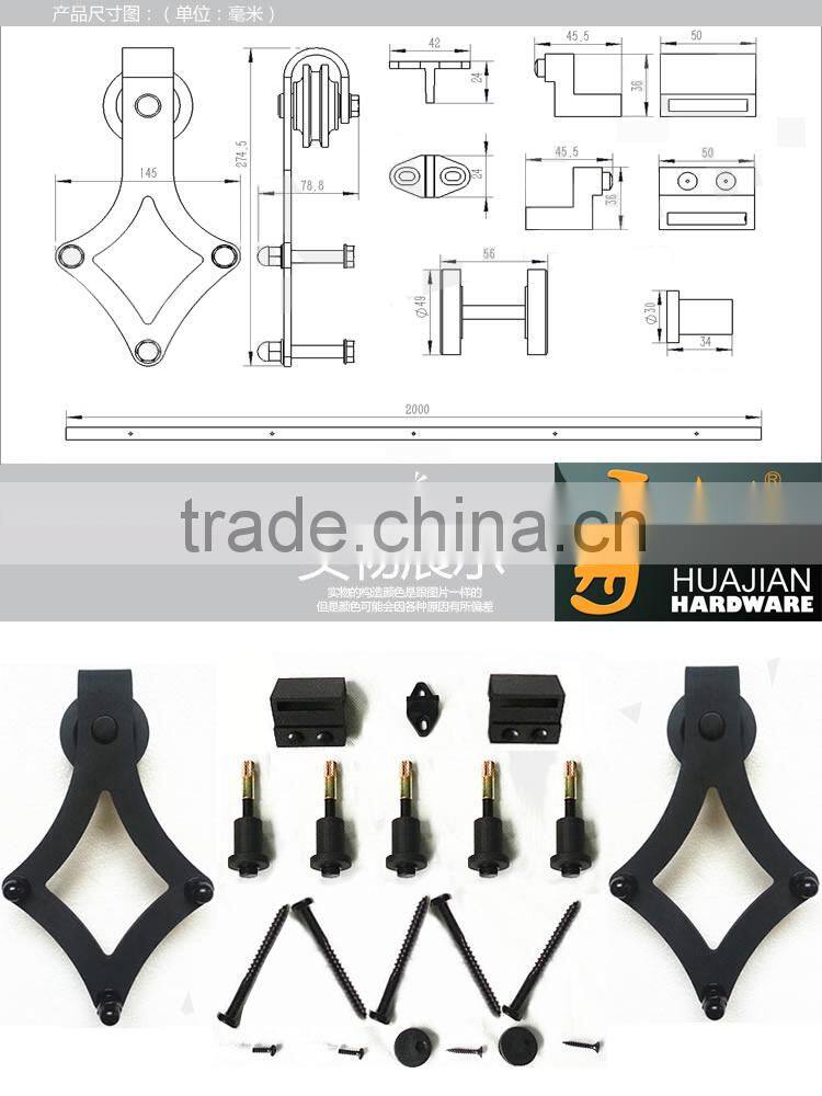 2056 Best Selling Kits Silding Barn Or Shower Door Rollers Hardware Kits