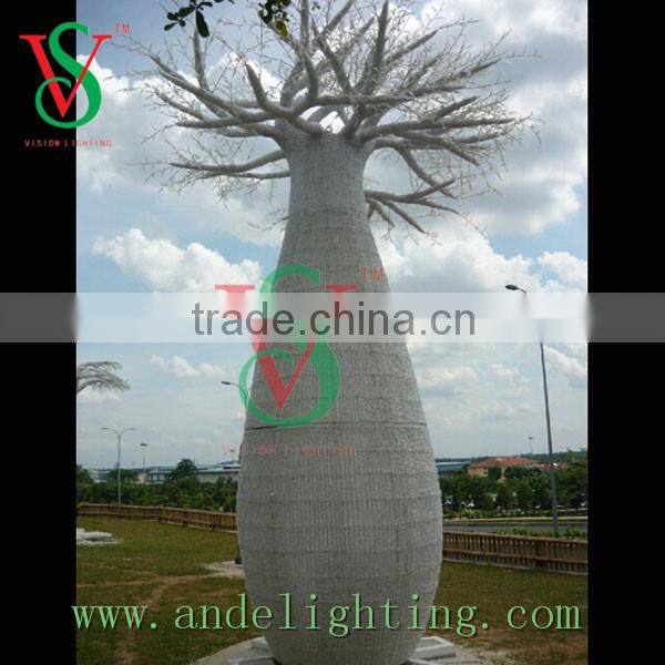 3D sculpture motif Christmas Lights LED bottle tree light