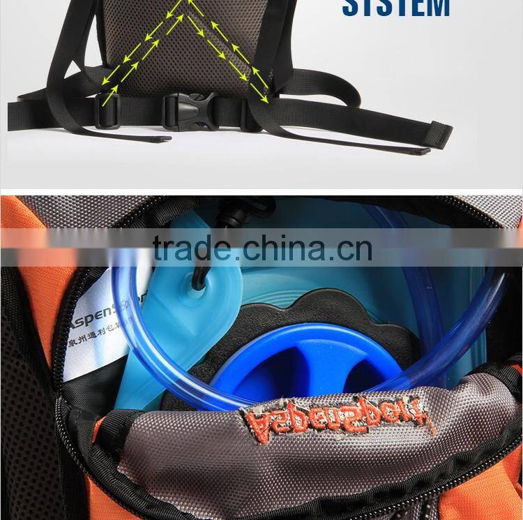 Lightweight hydration backpack hiking backpack with cycling style