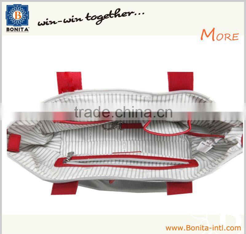 2015 New style PU tote bag beautiful hand bag