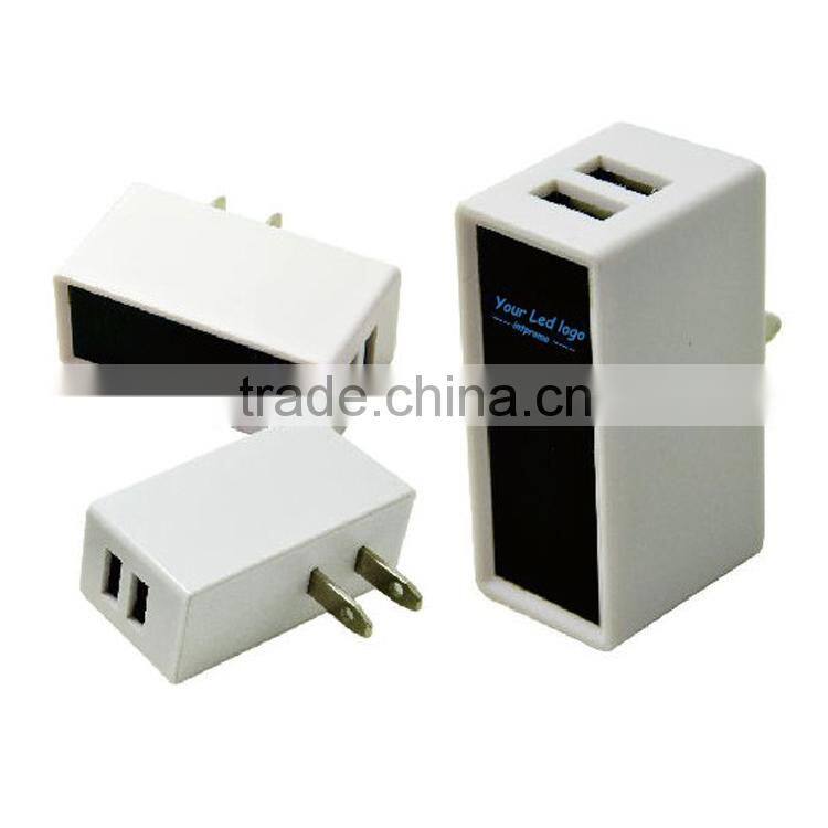 High efficient conversion 2.1A portable 4 port universal usb fast charger