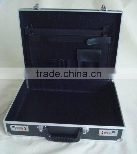Carrying case aluminum briefcase with compartment XB-BF055