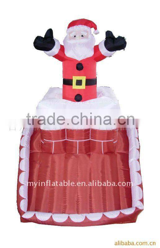 inflatable santa pop-up