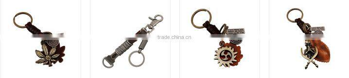 Men's Vintage leather accessories leather keychain