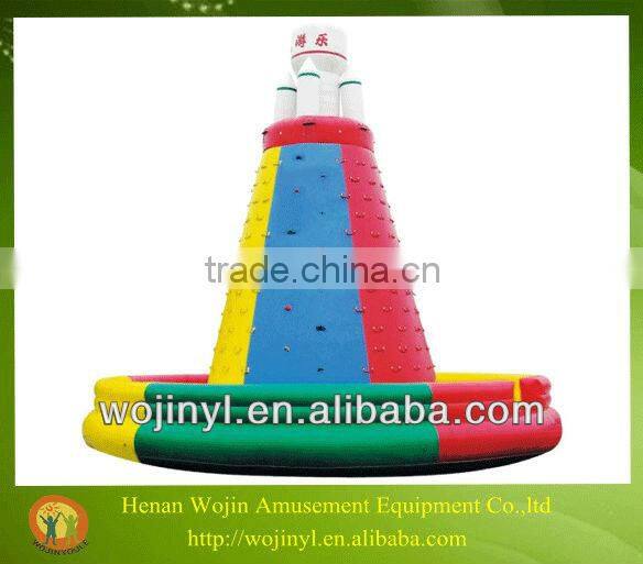 Kids rock backyard climbing wall