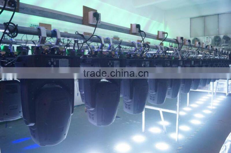 shooting with strong brightness 17r beam spot wash 3 in 1 350w moving head light