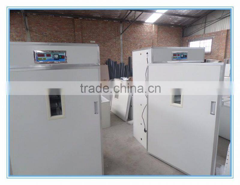 High quality egg incubator 1584 pcs chicken hatchery machine low power automatic egg incubator