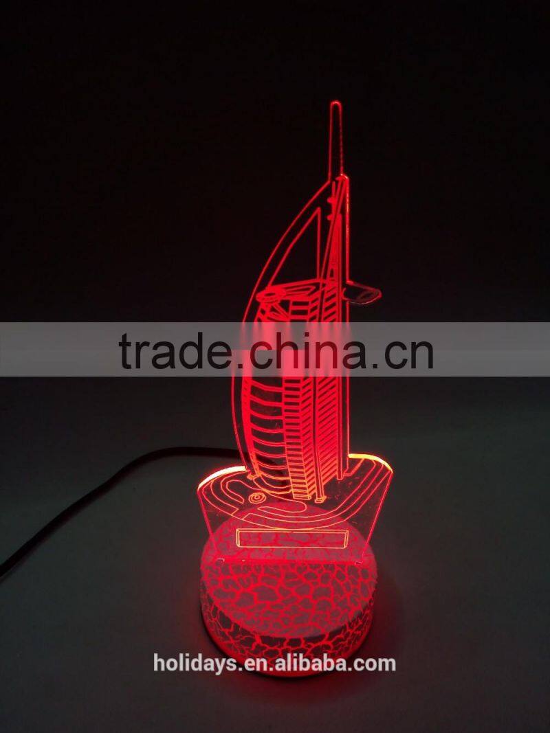 JM-3D07 yiwu jiumei seven color 3d led night light baby
