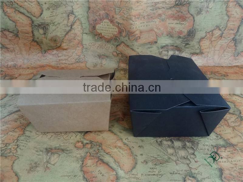 Cheap price take away disposable paper food packaging boxes