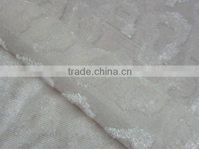 Hot sale Polyester Velvet jacquard fabric velvet curtain fabric