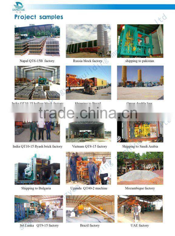 hollow blocks size in india qt40-3a dongyue machinery group