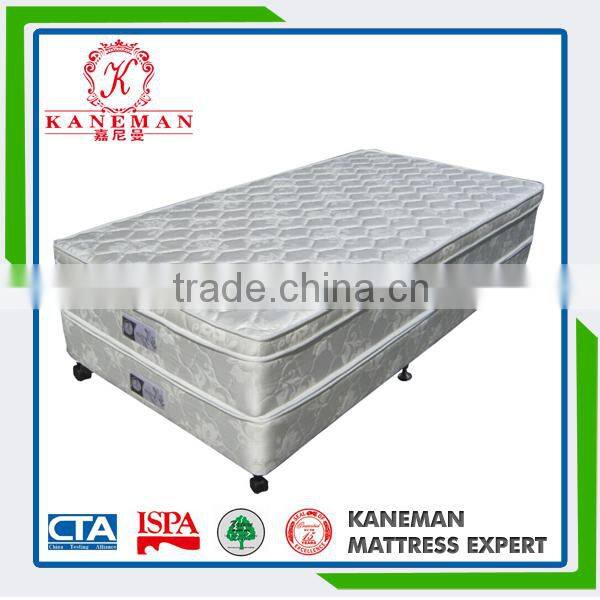5 star hotel bed frame and mattress with Belgium Bekaert fabric
