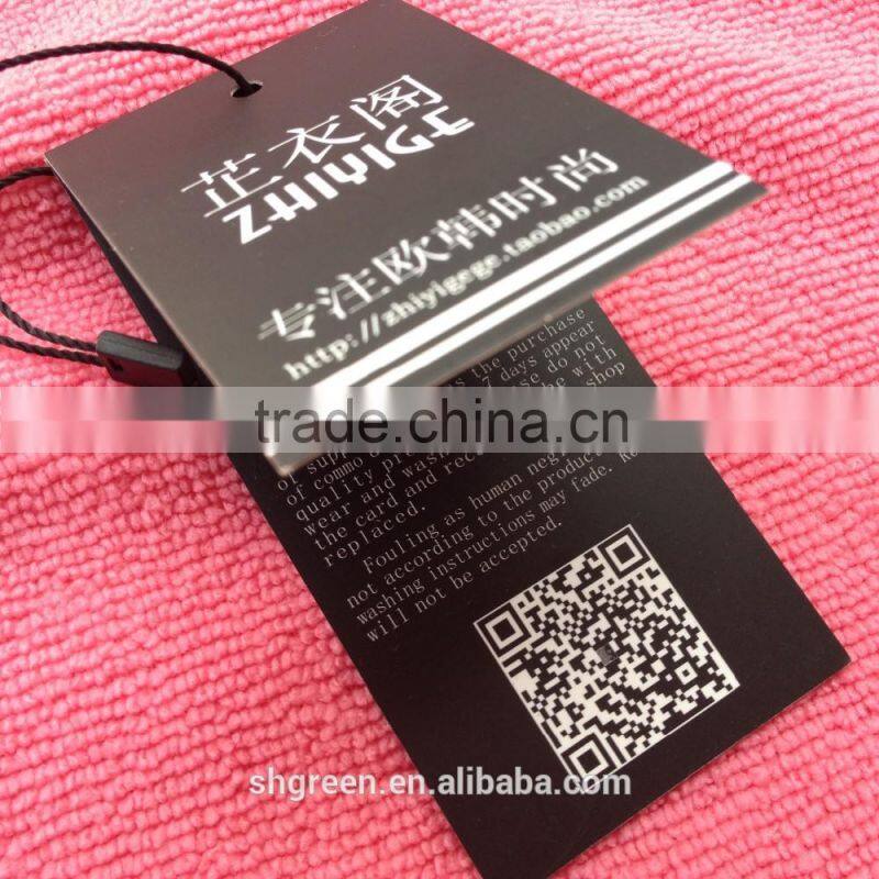 High-grade red printing website swing tag