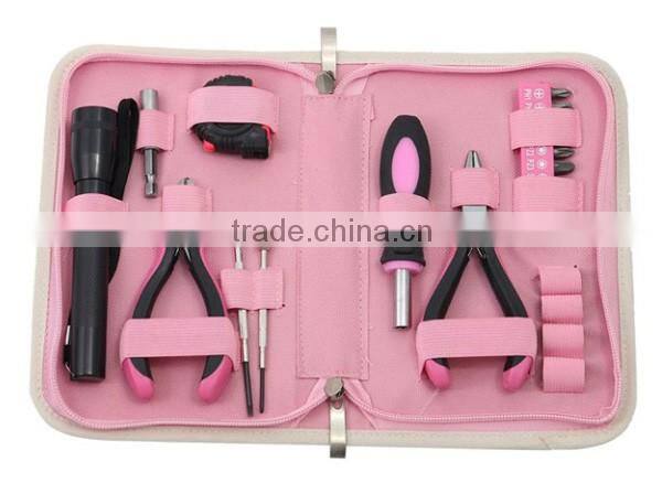 32 Piece Ladies Pink Tool box ,Household Pink Tool Set Special For Ladies