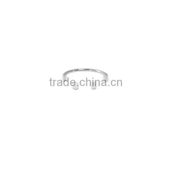 Hotselling small girl rings stainless steel angel rings jewelry