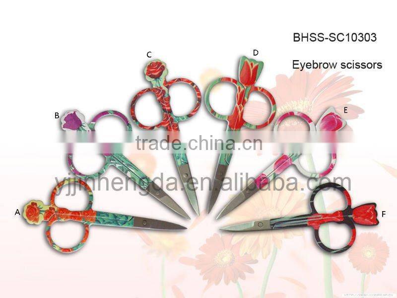 Fancy lady stainless steel cuticle scissors