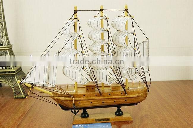 wooden ship model