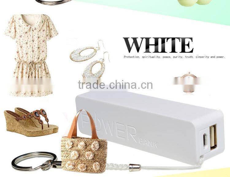 Long time stand by pink perfume 2600mah external portable power bank external battery