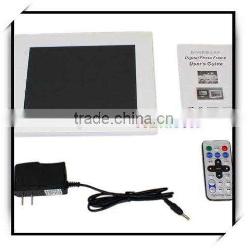 Hotsale 8 Inch Wide Screen Imitate For GADMEI LCD Digital Photo Frame White