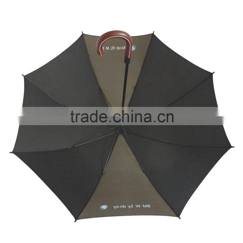 Auto open straight custom long umbrella